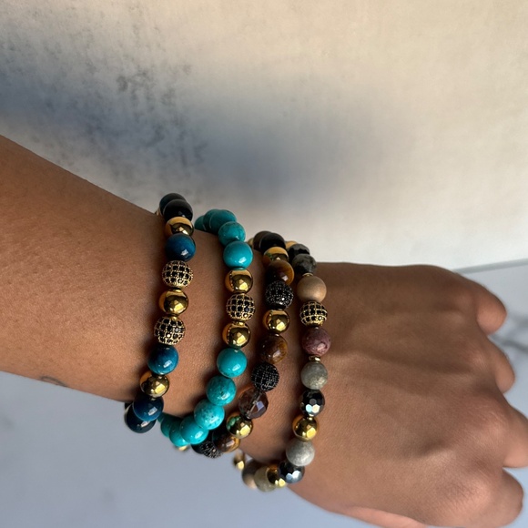 Beaded Rope String Bracelet Stack - Picture 8 of 9